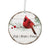 Red Cardinal Christmas Ornaments 3.75 in - LifeSong Milestones