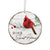 Red Cardinal Christmas Ornaments 3.75 in - LifeSong Milestones