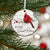 Red Cardinal Christmas Ornaments 3.75 in - LifeSong Milestones