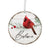 Red Cardinal Christmas Ornaments 3.75 in - LifeSong Milestones