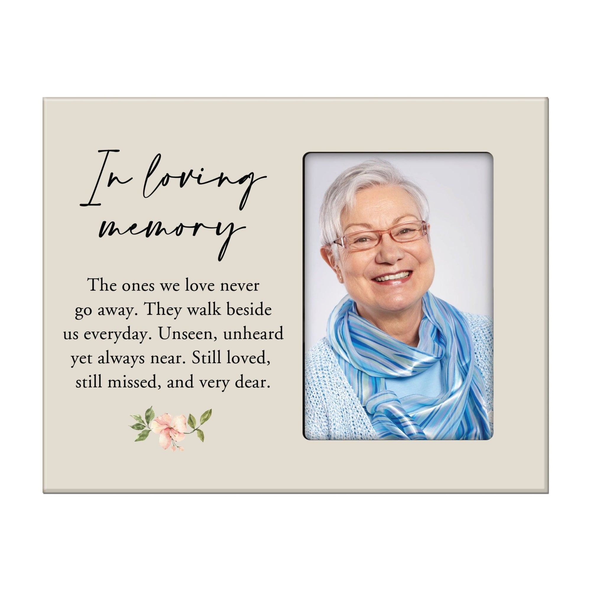 Rustic-Inspired Wooden Human Memorial Frames That Holds A 4x6in Photo - In Loving Memory The One We Love 1 - LifeSong Milestones