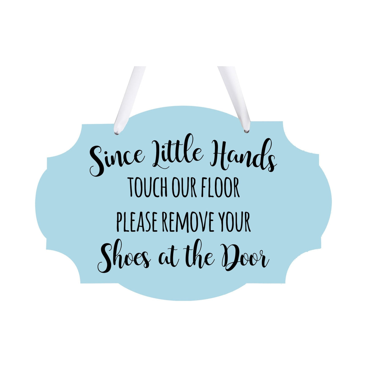 Shaped Rope Sign For New Home Design 3 - Little Hands - LifeSong Milestones