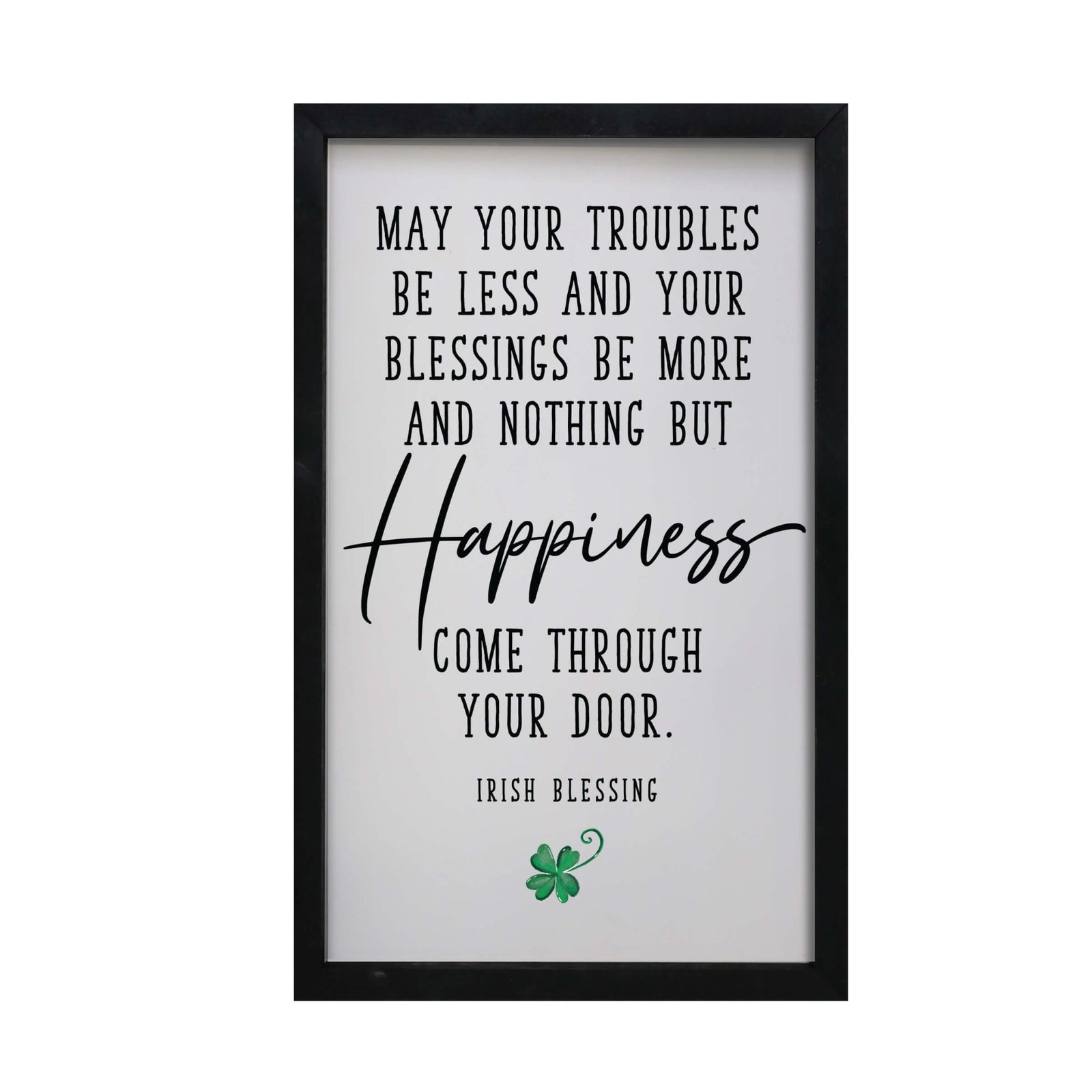 St. Patrick's Day Framed Shadow Box For Home Decor and Gift Ideas - LifeSong Milestones