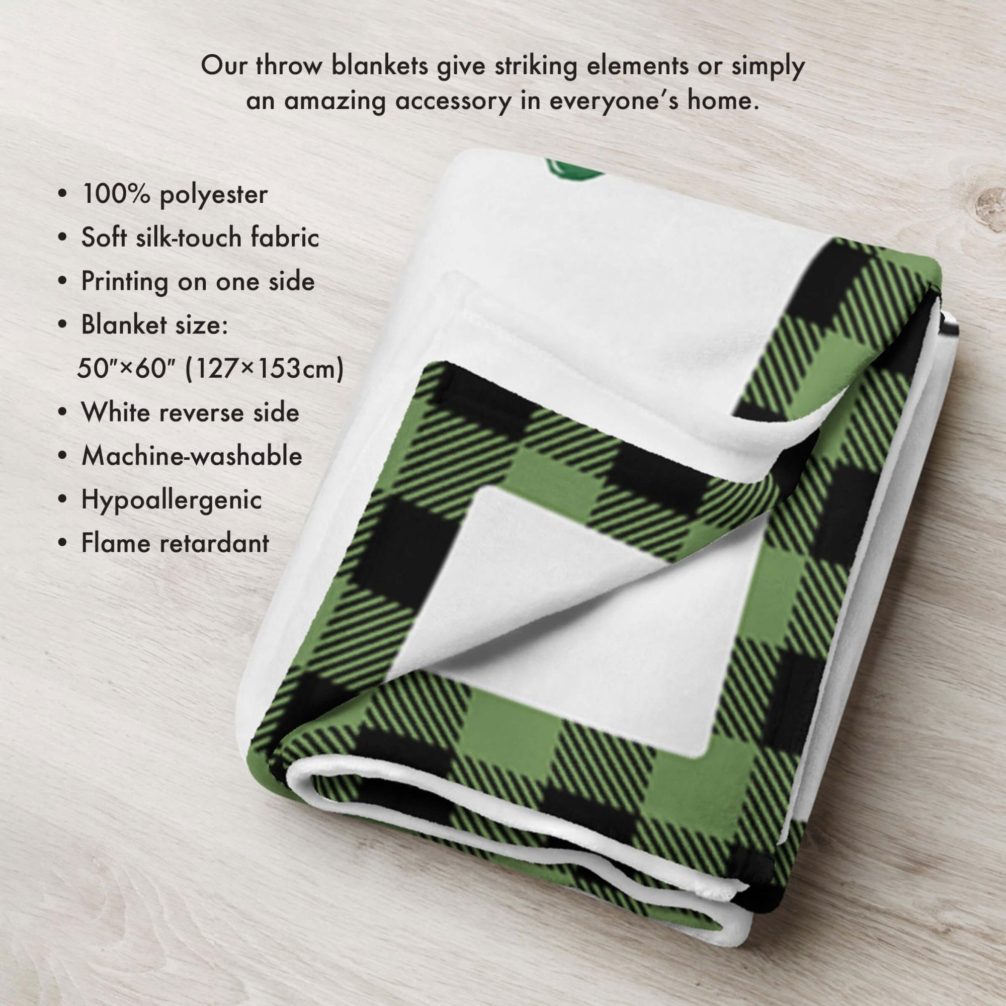 St. Patrick's Day Inspirational Soft And Lightweight Throw Blankets For Home Decor - May Your Troubles Be - LifeSong Milestones