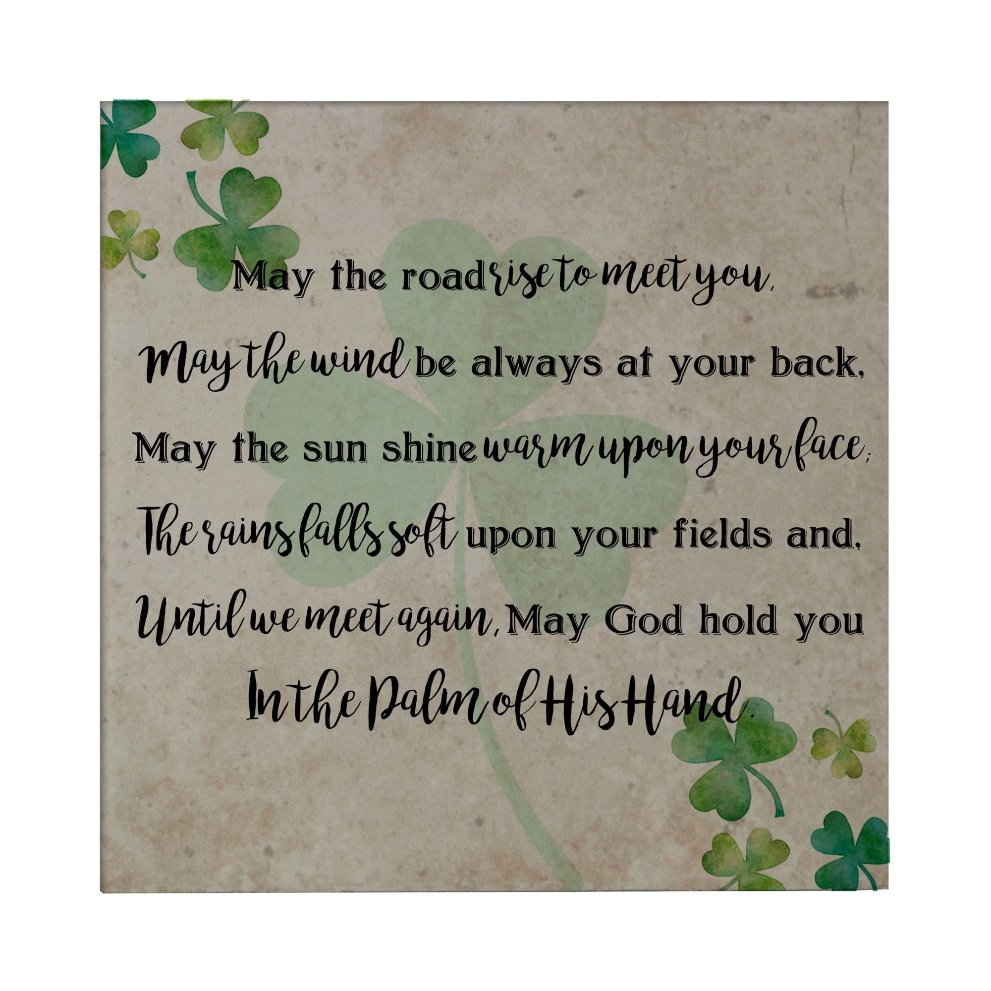 St. Patrick's Day Irish Everyday Trivet 5.75x5.75 - May The Road Rise - LifeSong Milestones