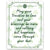 St. Patrick’s Day Irish Everyday Wooden Wall Plaque 6x8 - May Your Troubles Be Less - LifeSong Milestones