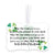 St. Patrick's Day Irish Scalloped Ornament 2.5in May The Road Rise - LifeSong Milestones