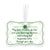 St. Patrick's Day Irish Scalloped Ornament 2.5in May Your Troubles Be - LifeSong Milestones