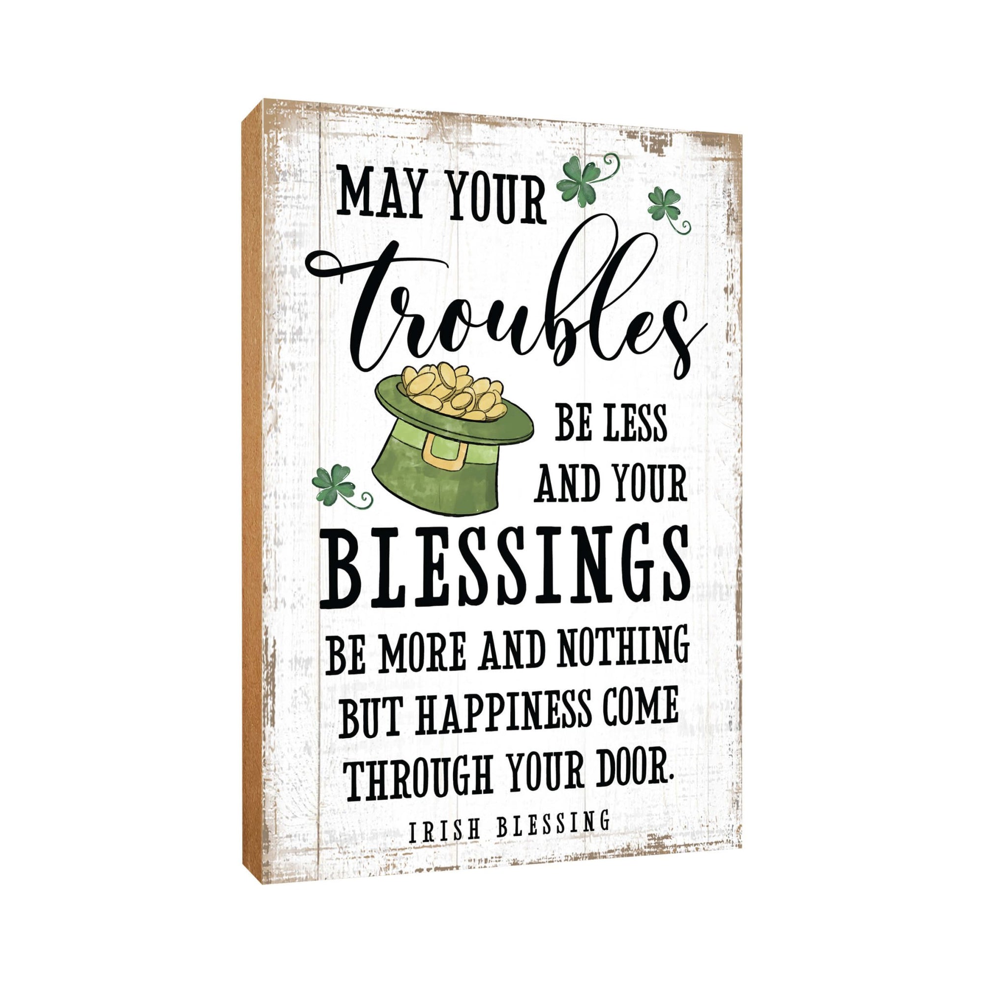 St. Patrick’s Day Tabletop Signs and Shelf Decor for Home Decorations - LifeSong Milestones