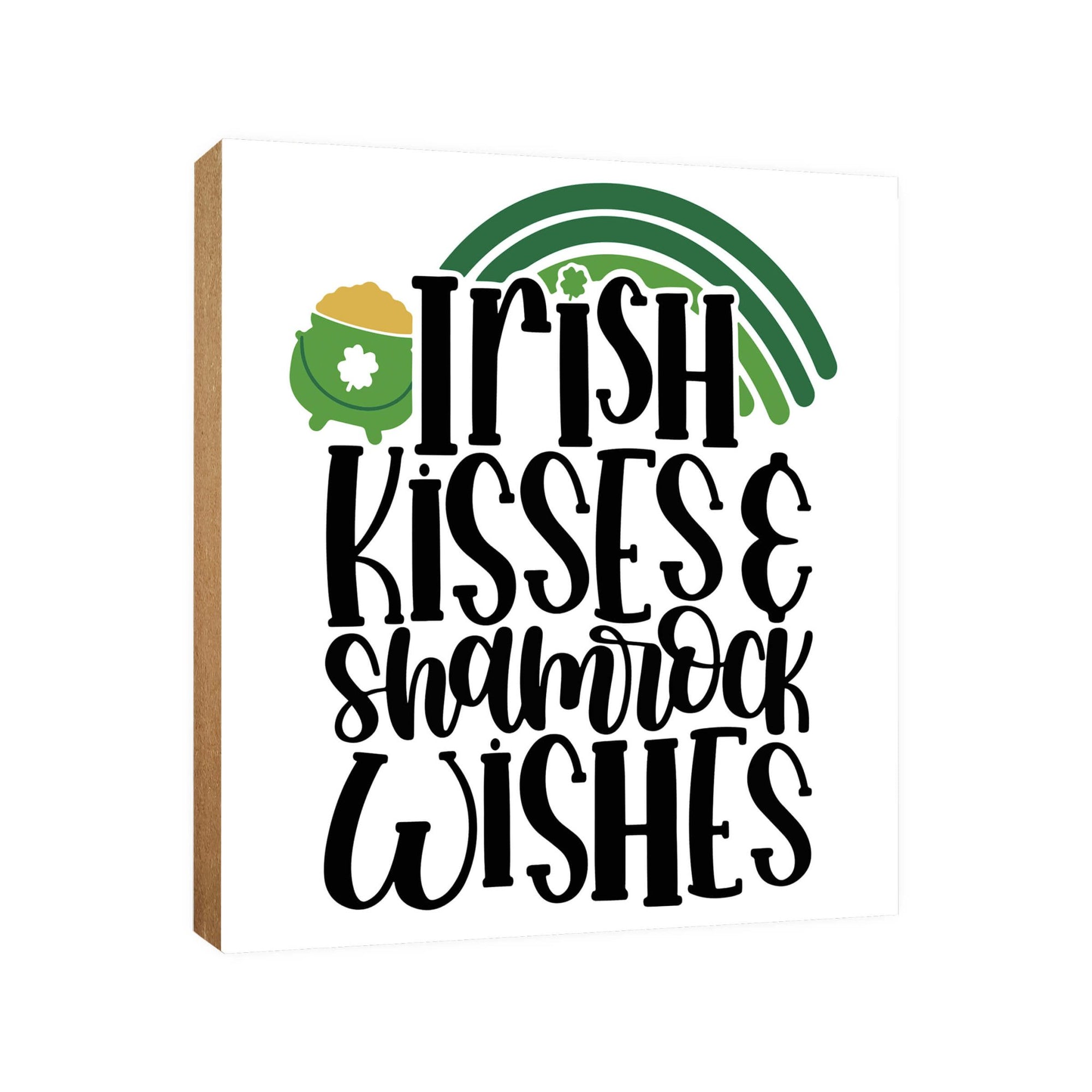 St. Patrick’s Day Wooden Tabletop Signs and Shelf Decor for Home Decorations - LifeSong Milestones