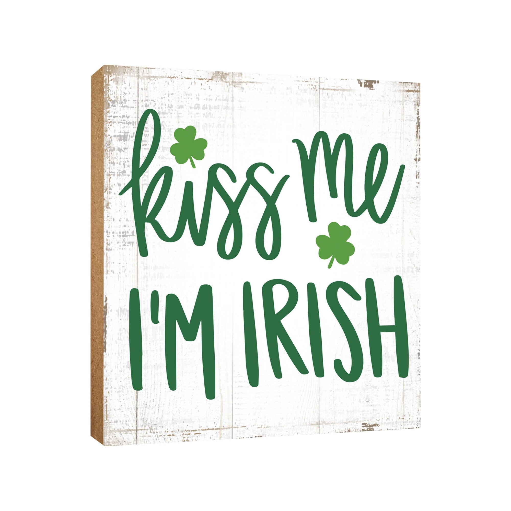 St. Patrick’s Day Wooden Tabletop Signs and Shelf Decor for Home Decorations - LifeSong Milestones