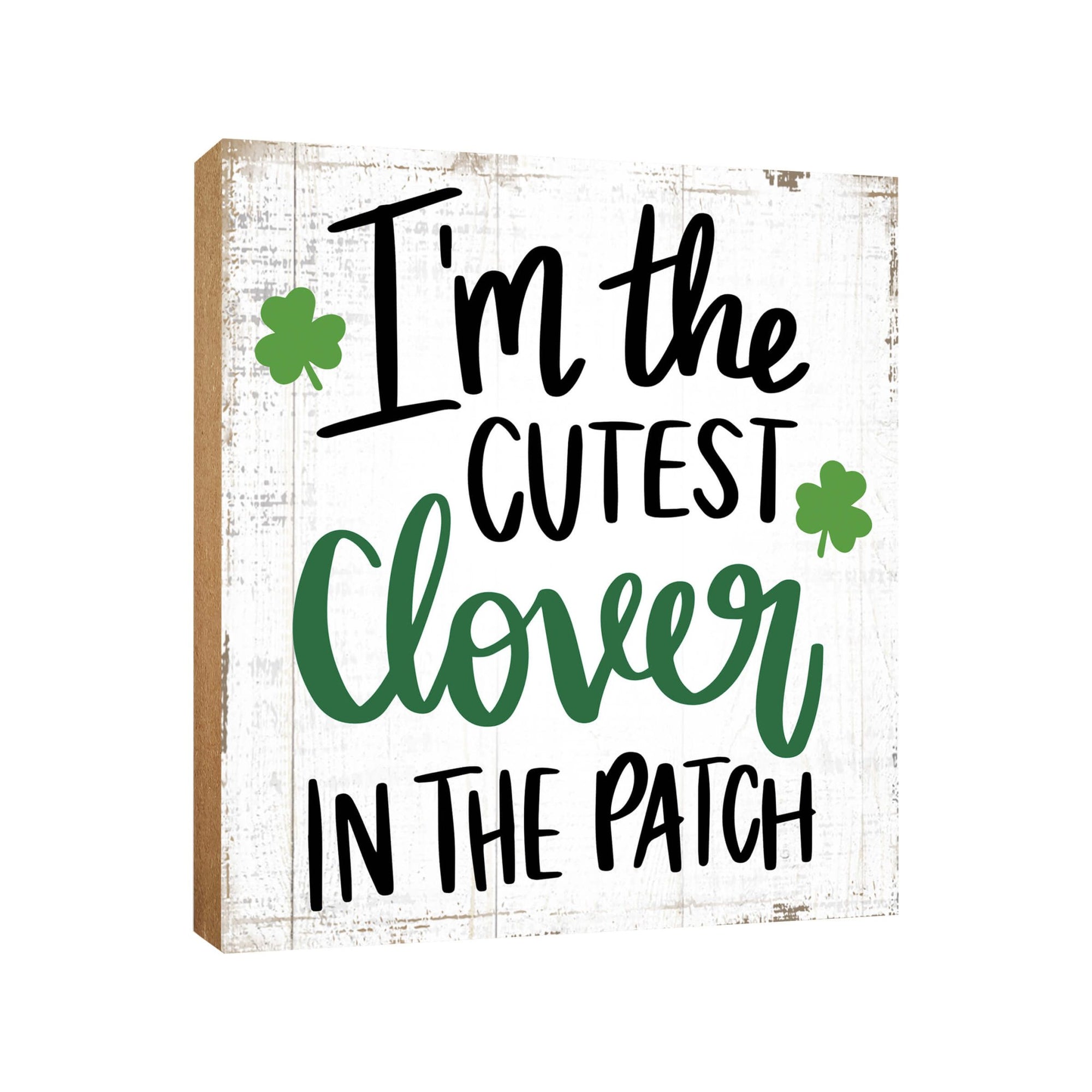 St. Patrick’s Day Wooden Tabletop Signs and Shelf Decor for Home Decorations - LifeSong Milestones