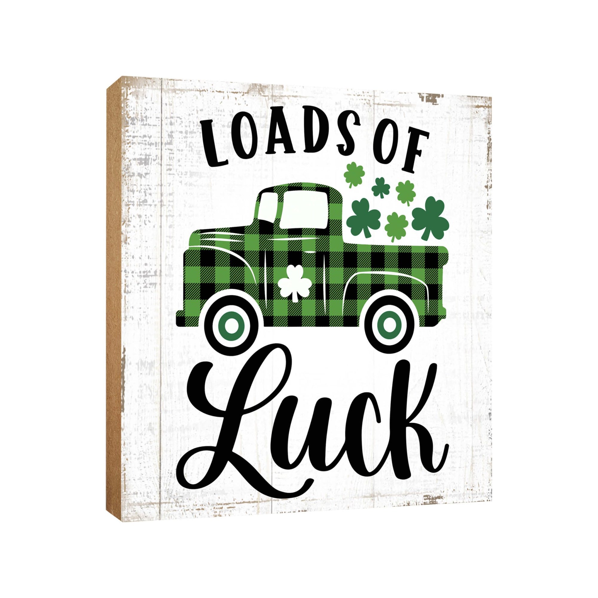 St. Patrick’s Day Wooden Tabletop Signs and Shelf Decor for Home Decorations - LifeSong Milestones