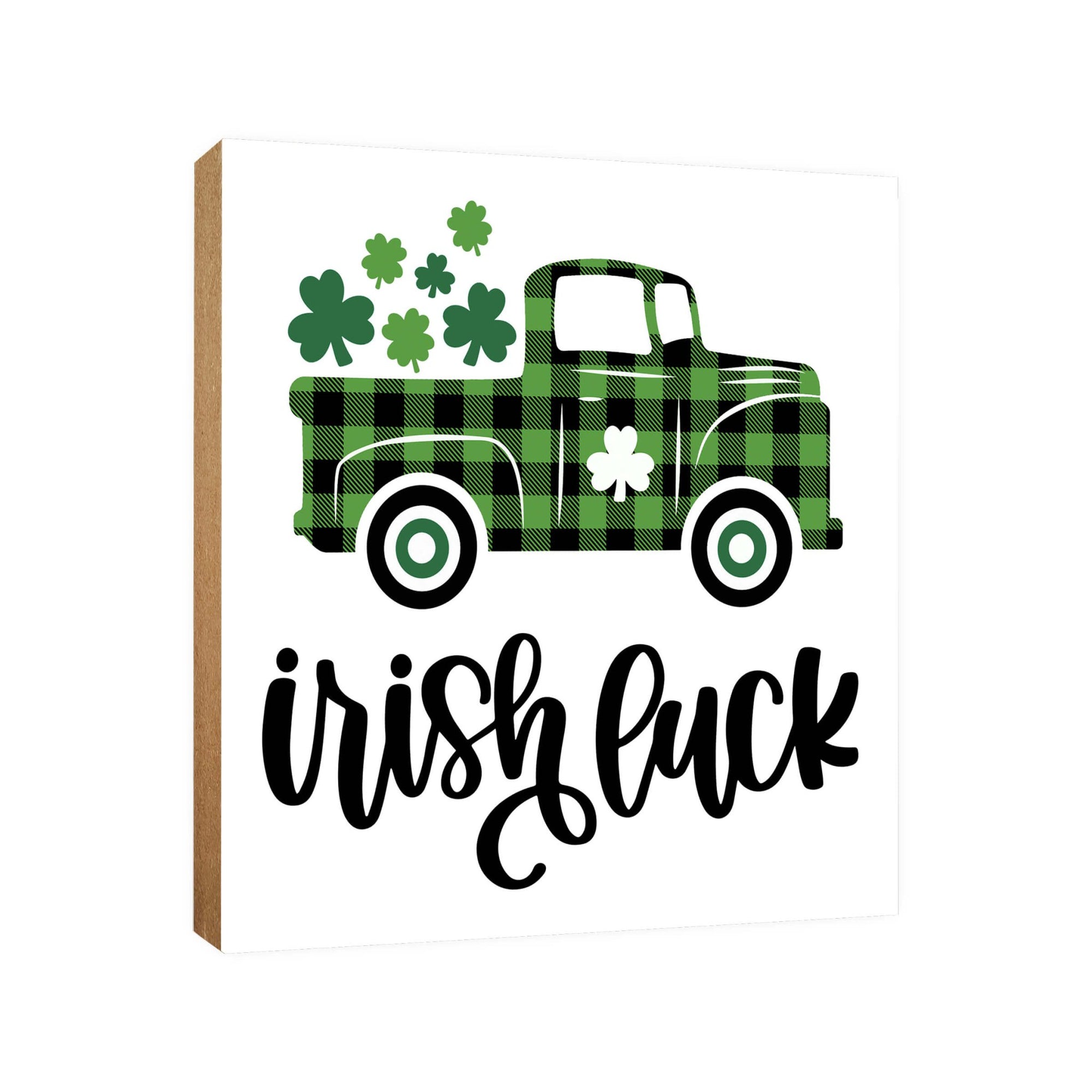 St. Patrick’s Day Wooden Tabletop Signs and Shelf Decor for Home Decorations - LifeSong Milestones