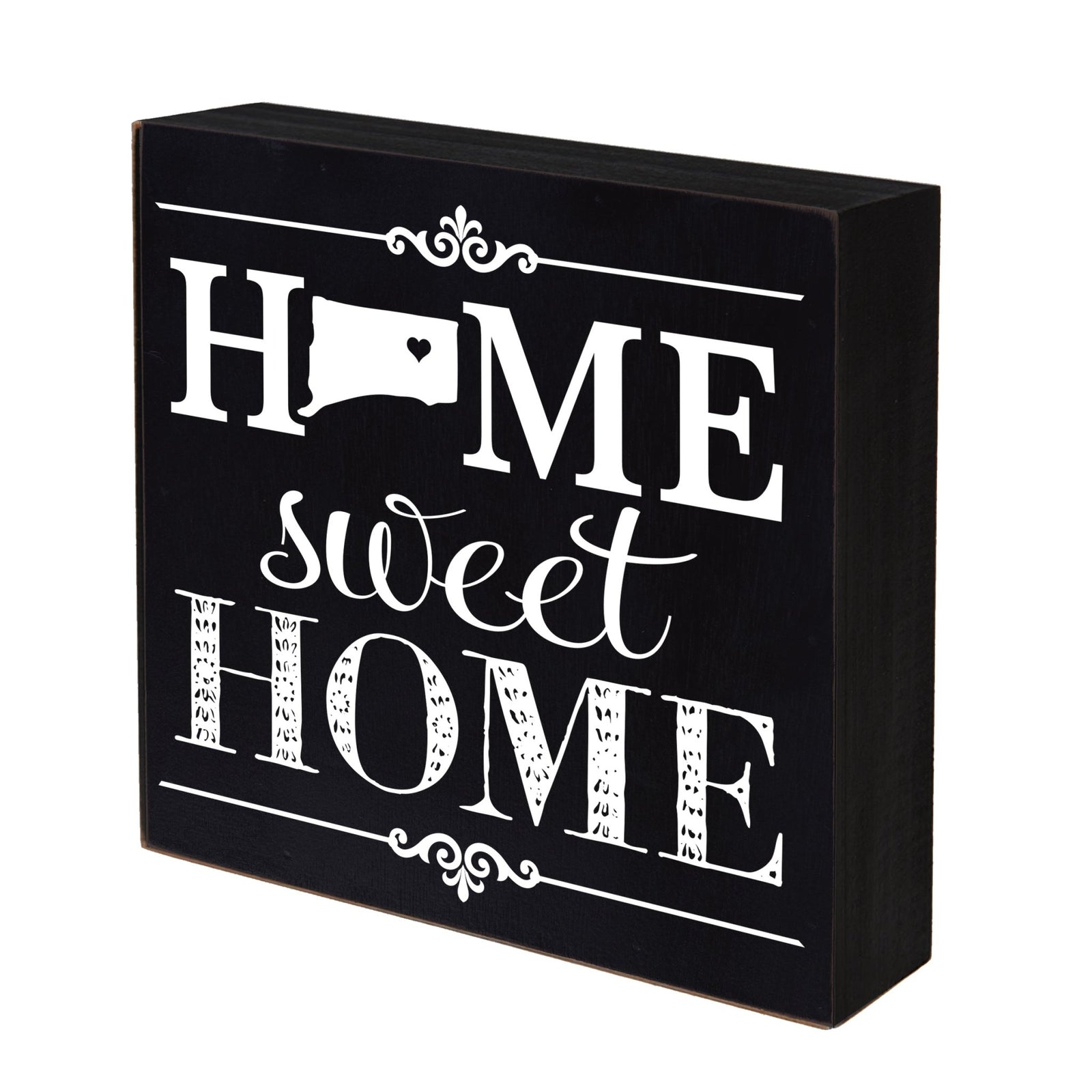 State Shadow Box Home Sweet Home 6x6 - Connecticut - LifeSong Milestones