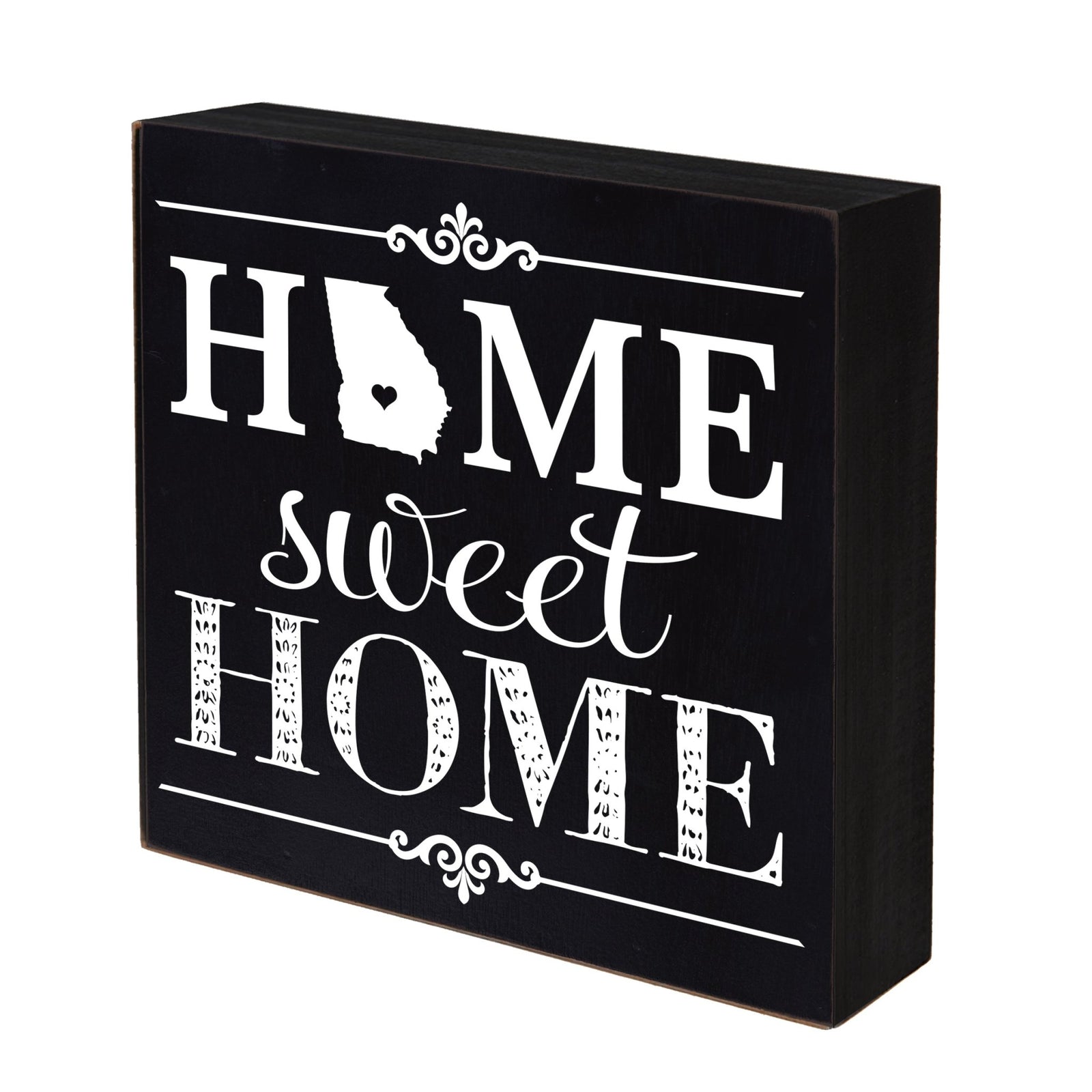 State Shadow Box Home Sweet Home 6x6 - Georgia - LifeSong Milestones