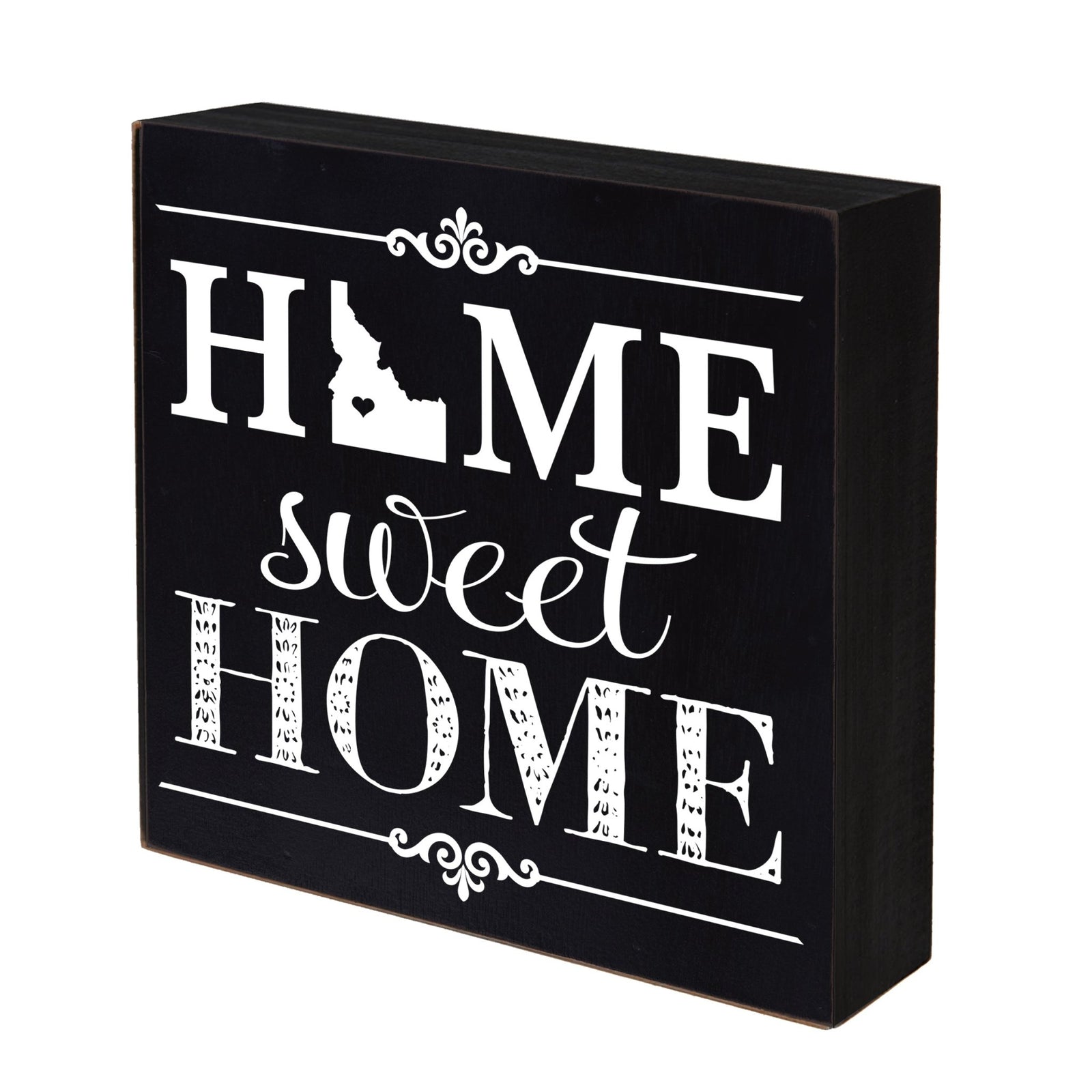 State Shadow Box Home Sweet Home 6x6 - Idaho - LifeSong Milestones
