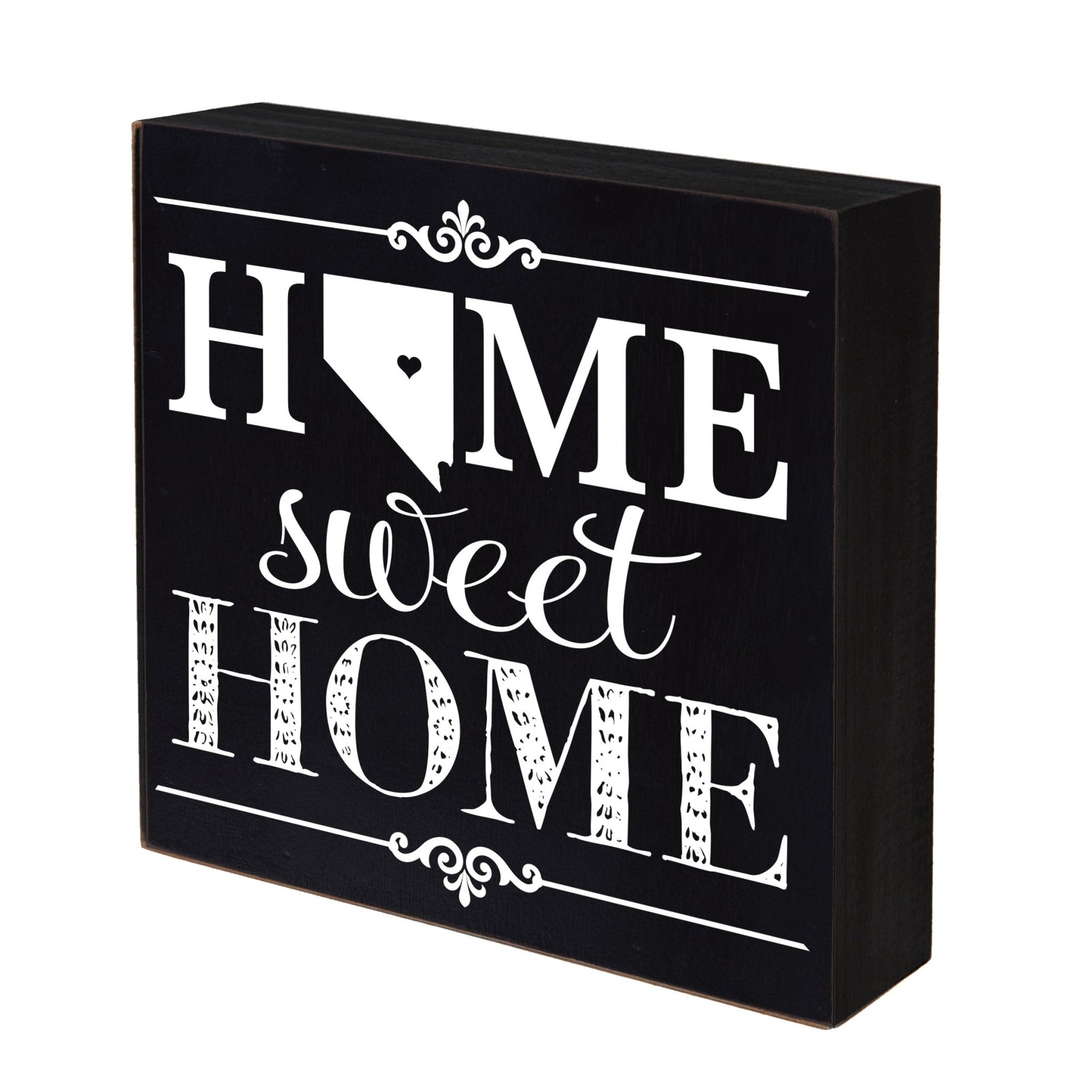 State Shadow Box Home Sweet Home 6x6 - Nevada - LifeSong Milestones