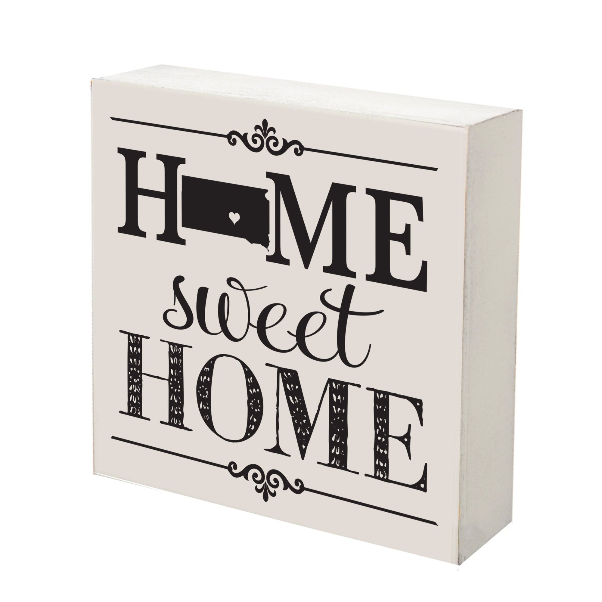 State Shadow Box Home Sweet Home 6x6 - South Dakota - LifeSong Milestones