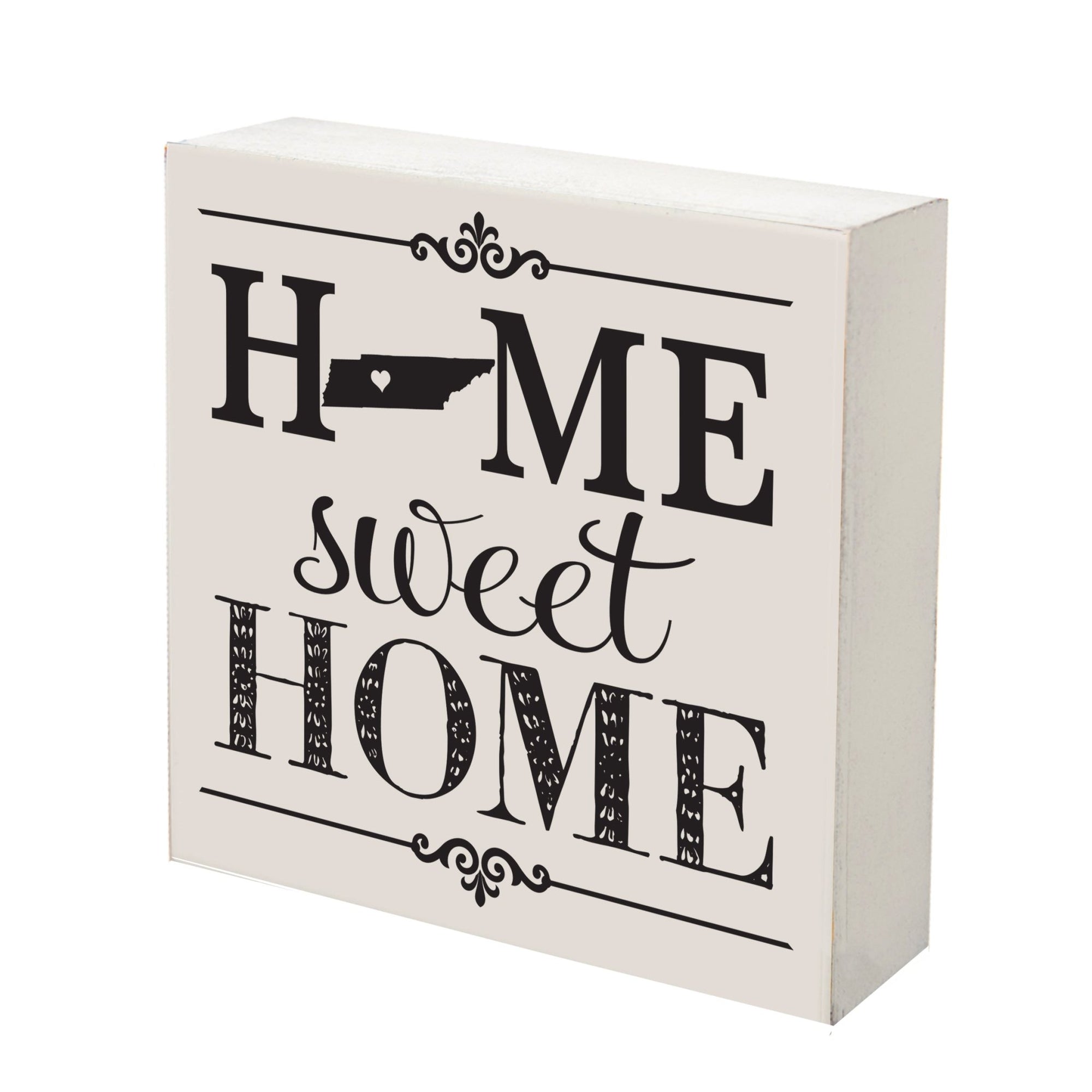 State Shadow Box Home Sweet Home 6x6 - Tennessee - LifeSong Milestones