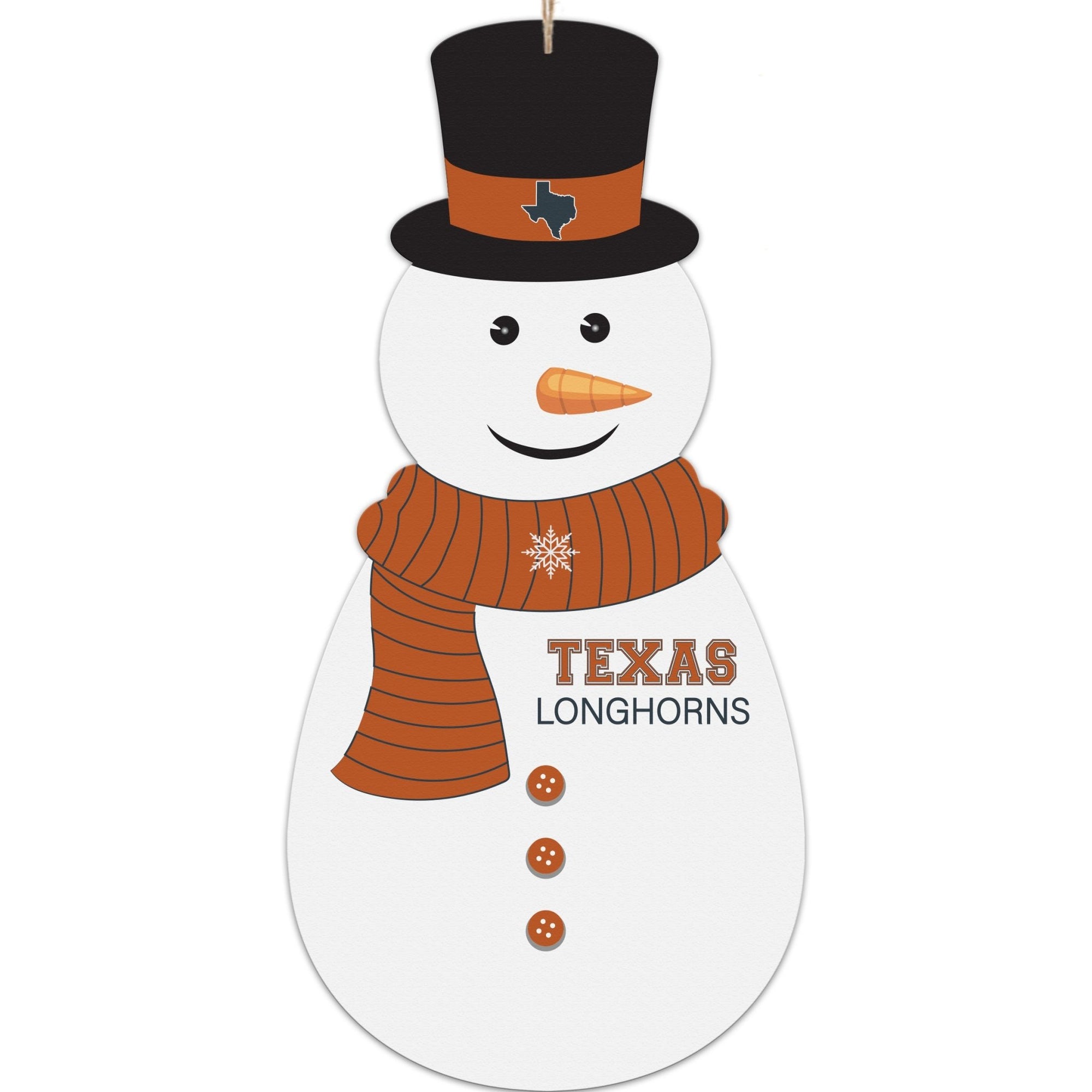 Texas Snowman Ornament Gift - LifeSong Milestones