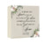 Timeless Human Memorial Shadow Box Urn With Inspirational Verse in Ivory - It Broke Our Hearts - LifeSong Milestones