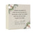 Timeless Human Memorial Shadow Box Urn With Inspirational Verse in Ivory - It Broke Our Hearts - LifeSong Milestones