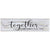 Together is Our Favorite Wall Sign Art size 10 x 40 - LifeSong Milestones