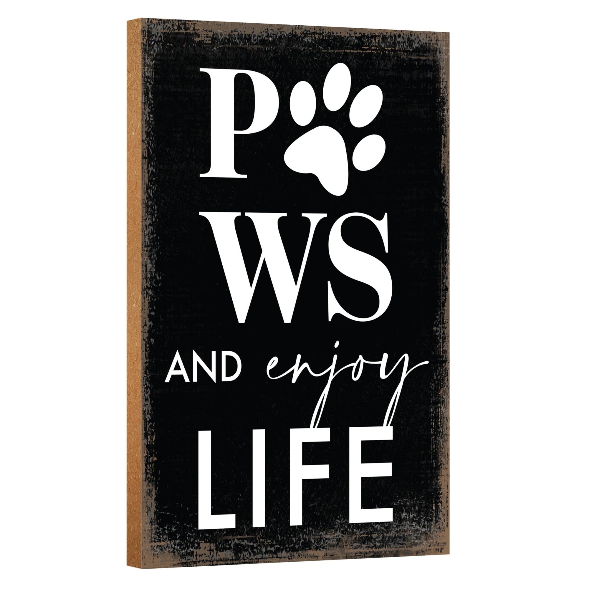 Unique Pet Shelf Décor and Tabletop Signs for Home Décor - LifeSong Milestones