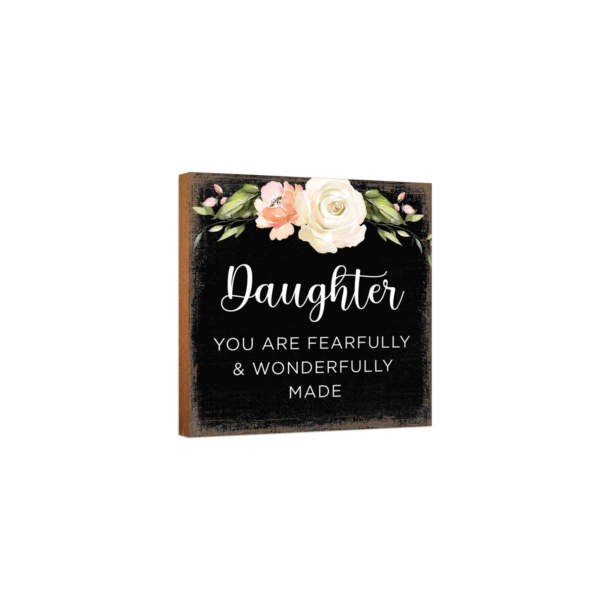 Unique Shelf Decor and Table Top Signs Gift for Daughter - LifeSong Milestones