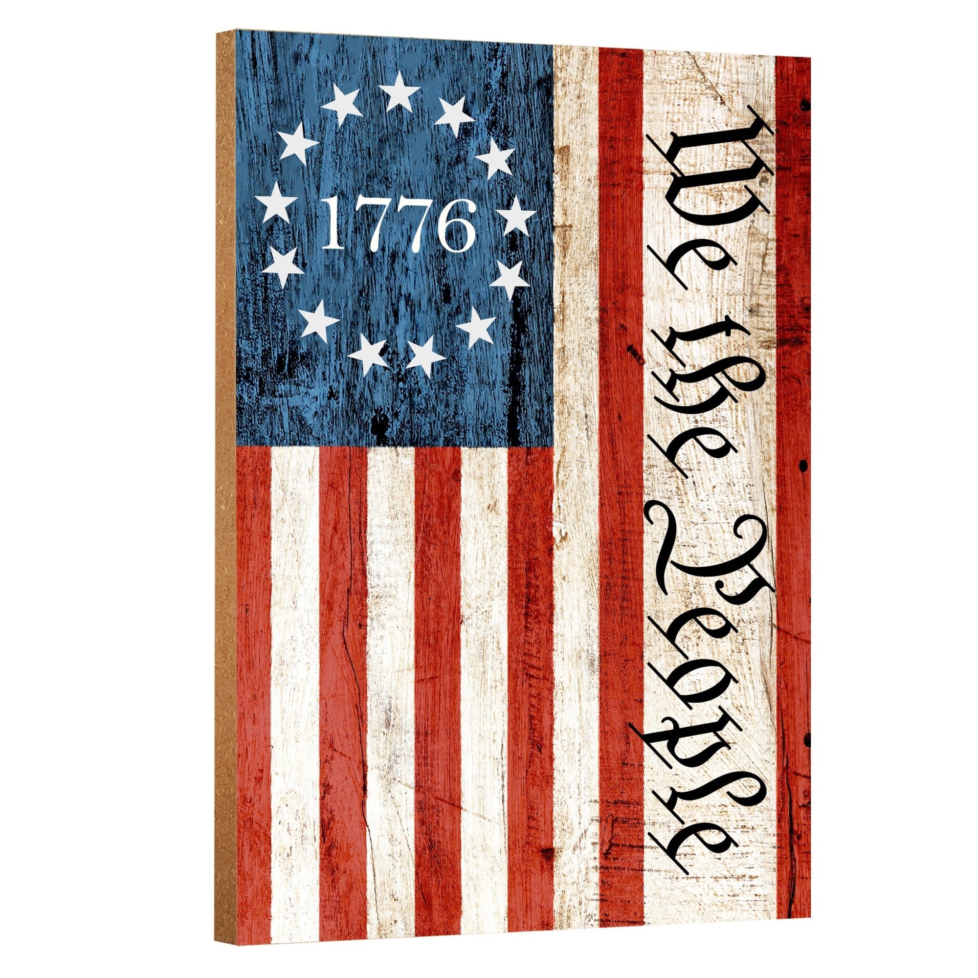 Unique Shelf Décor and Tabletop Americana Wooden Signs - LifeSong Milestones