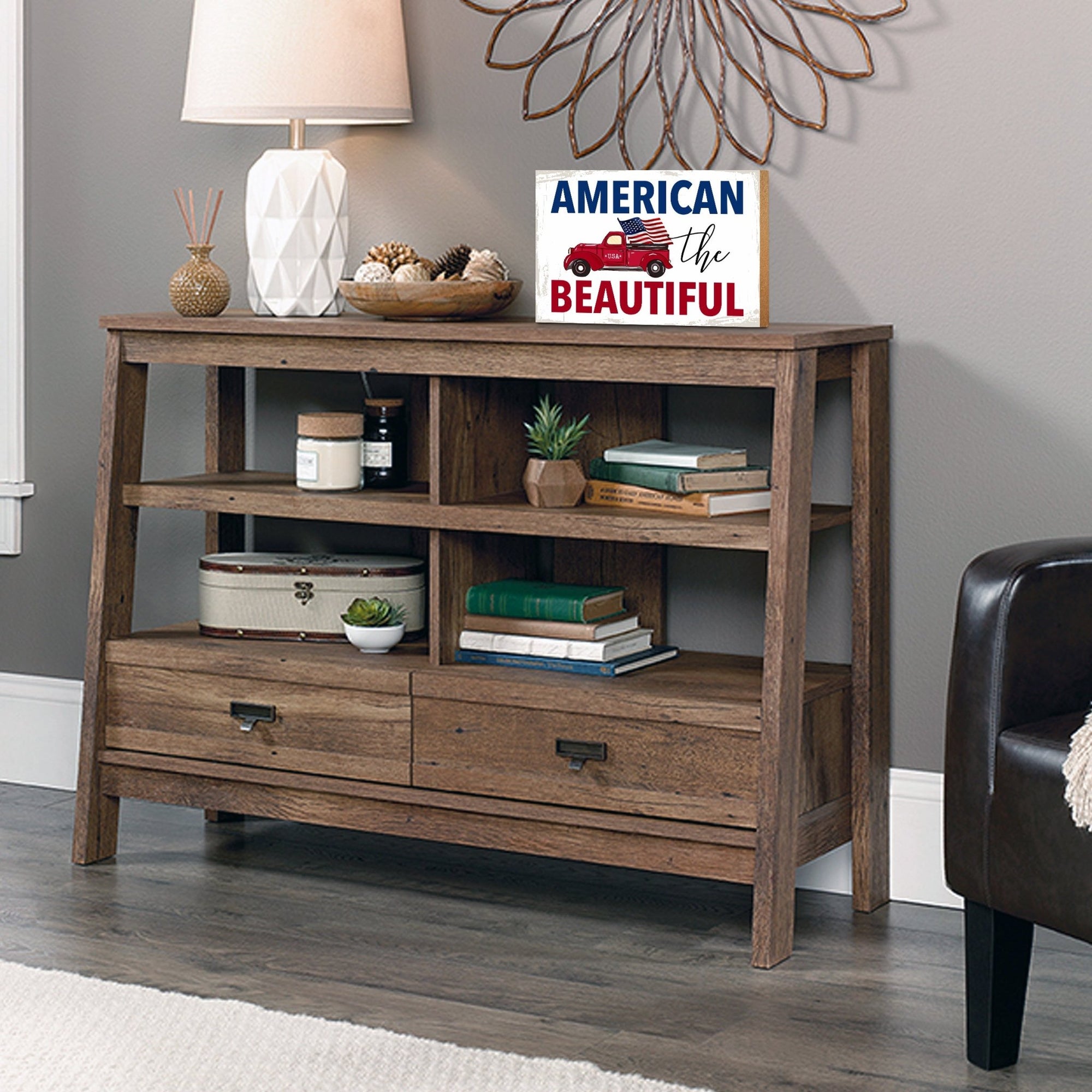 Unique Shelf Décor and Tabletop Americana Wooden Signs - LifeSong Milestones