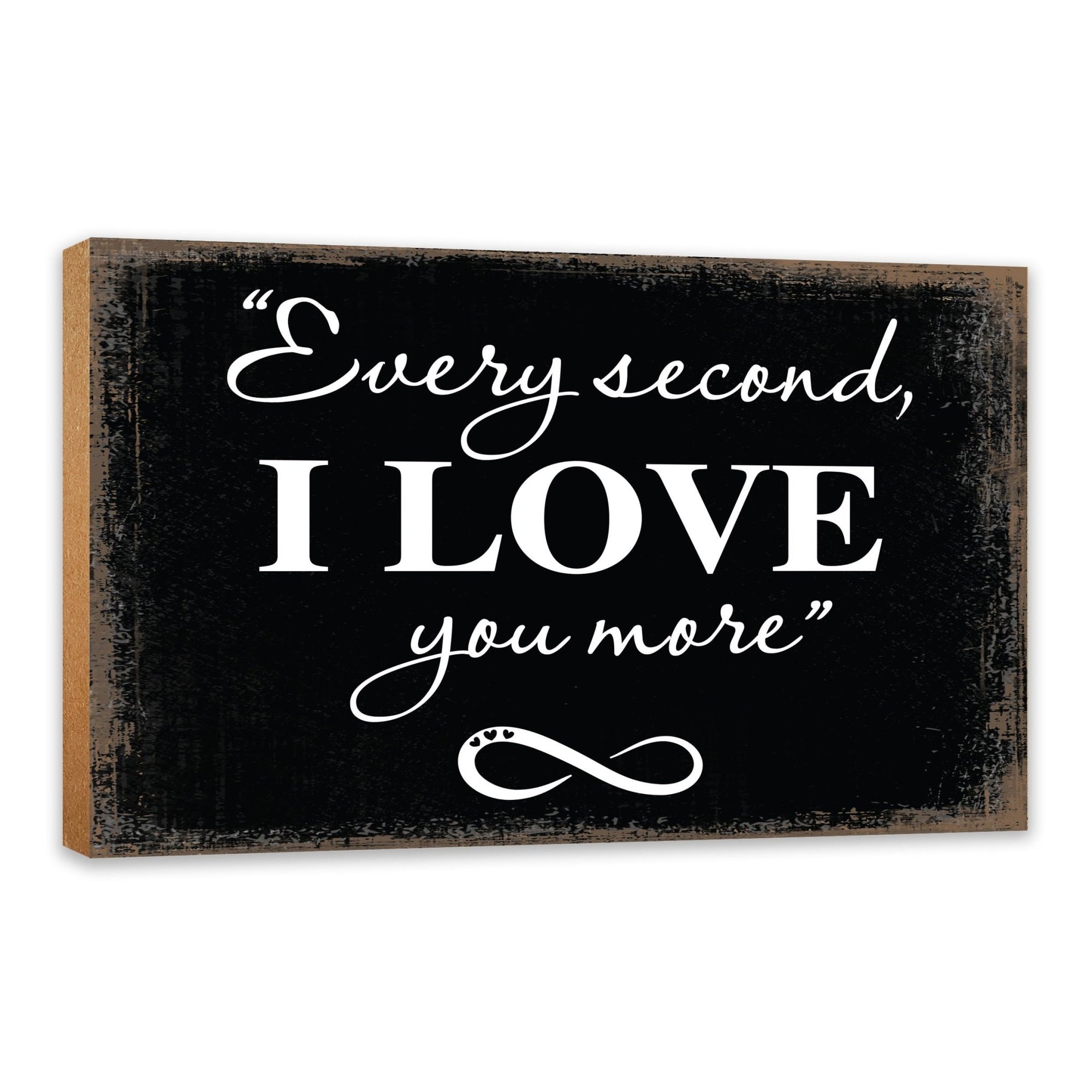 Unique Shelf Decor and Tabletop Signs for Wedding Anniversary Gift for Couples - A Perfect Marriage - LifeSong Milestones