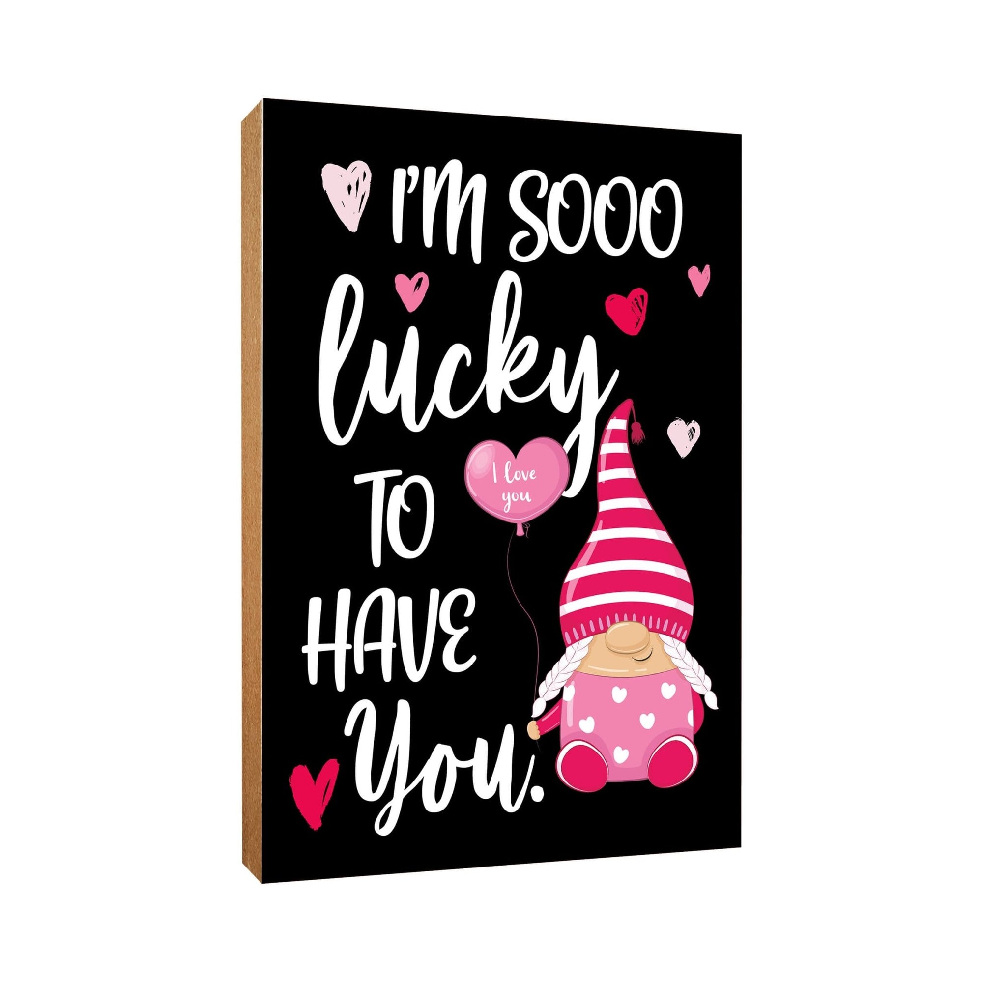 Valentine’s Day Modern Wooden Table Top Sign and Shelf Décor Gift Ideas - LifeSong Milestones