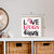 Valentine’s Day Modern Wooden Table Top Sign and Shelf Décor Gift Ideas - LifeSong Milestones