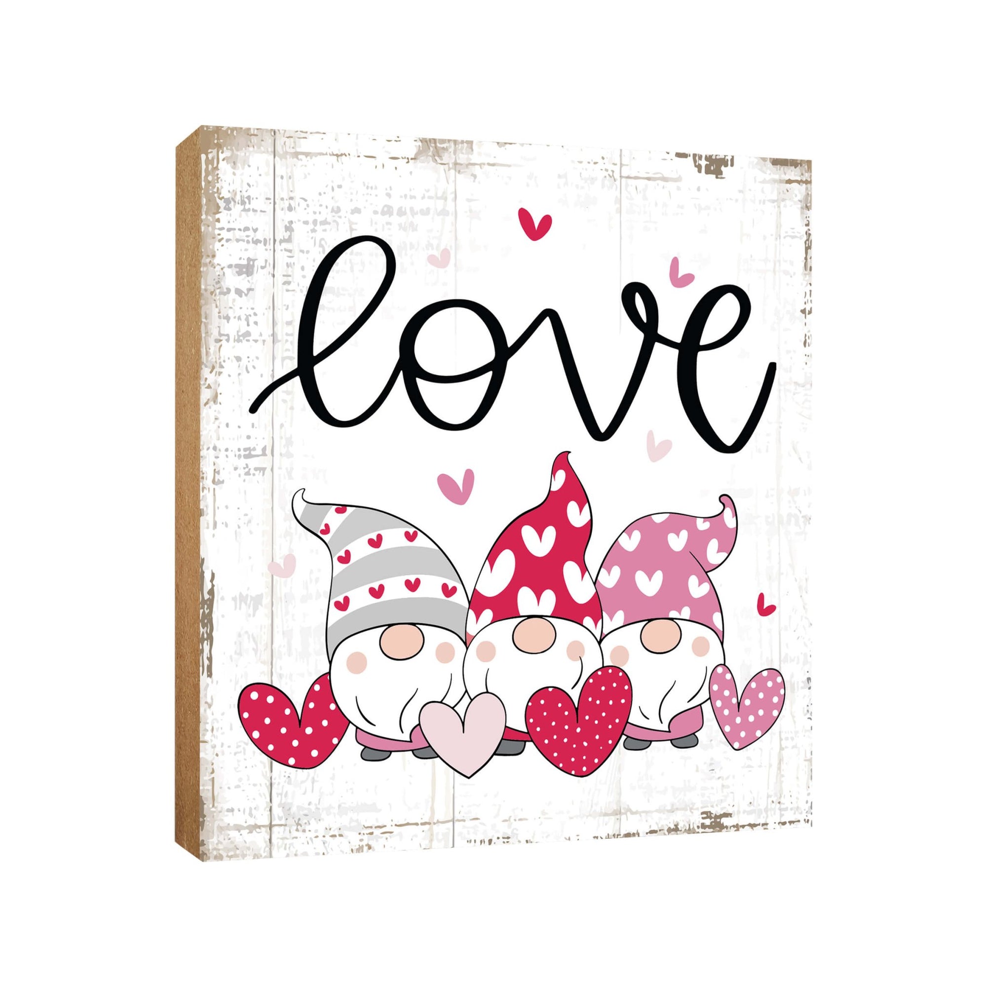 Valentine’s Day Modern Wooden Table Top Sign and Shelf Décor Gift Ideas - LifeSong Milestones