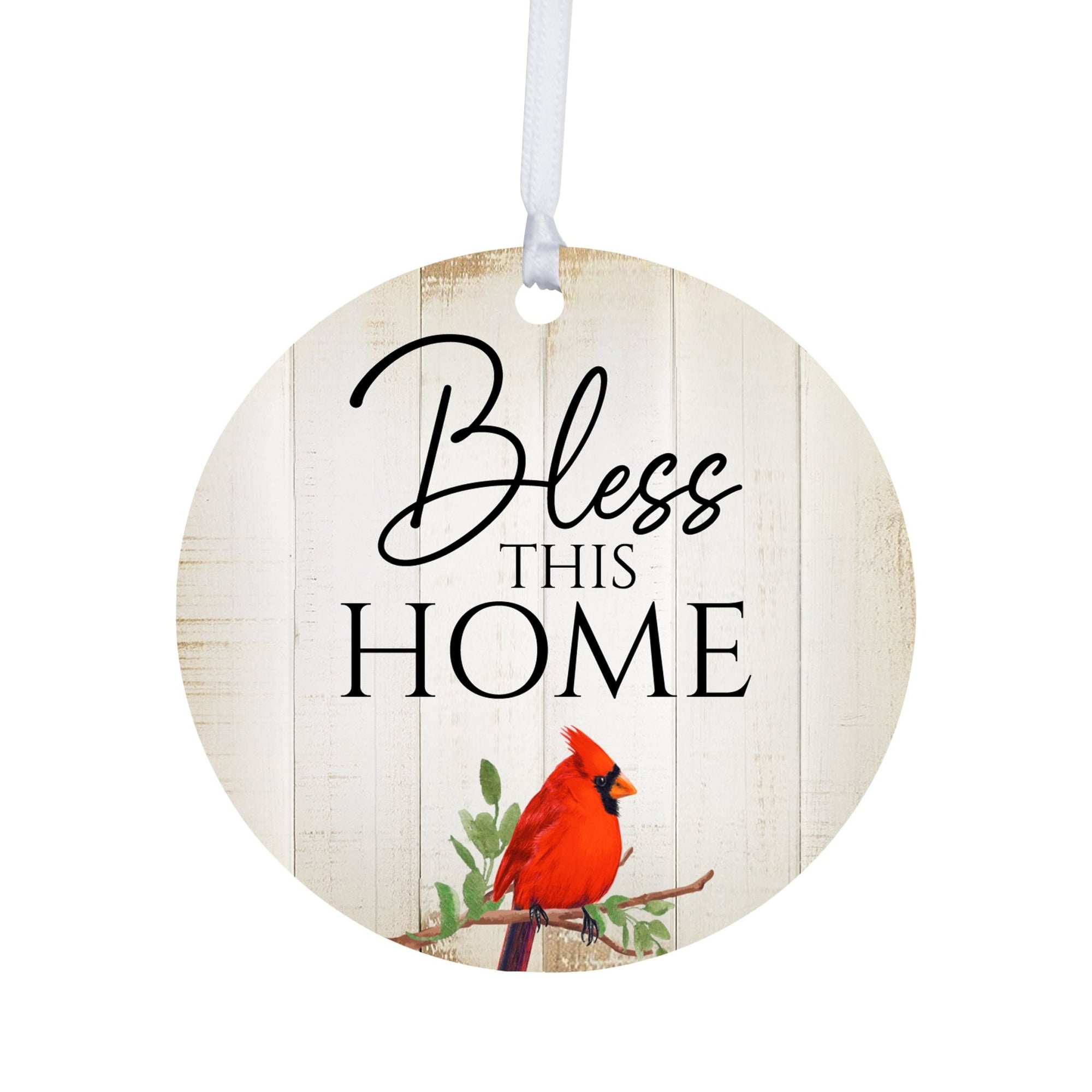 Vintage-Inspired Cardinal Ornament With Everyday Verses Gift Ideas - Bless This Home - LifeSong Milestones