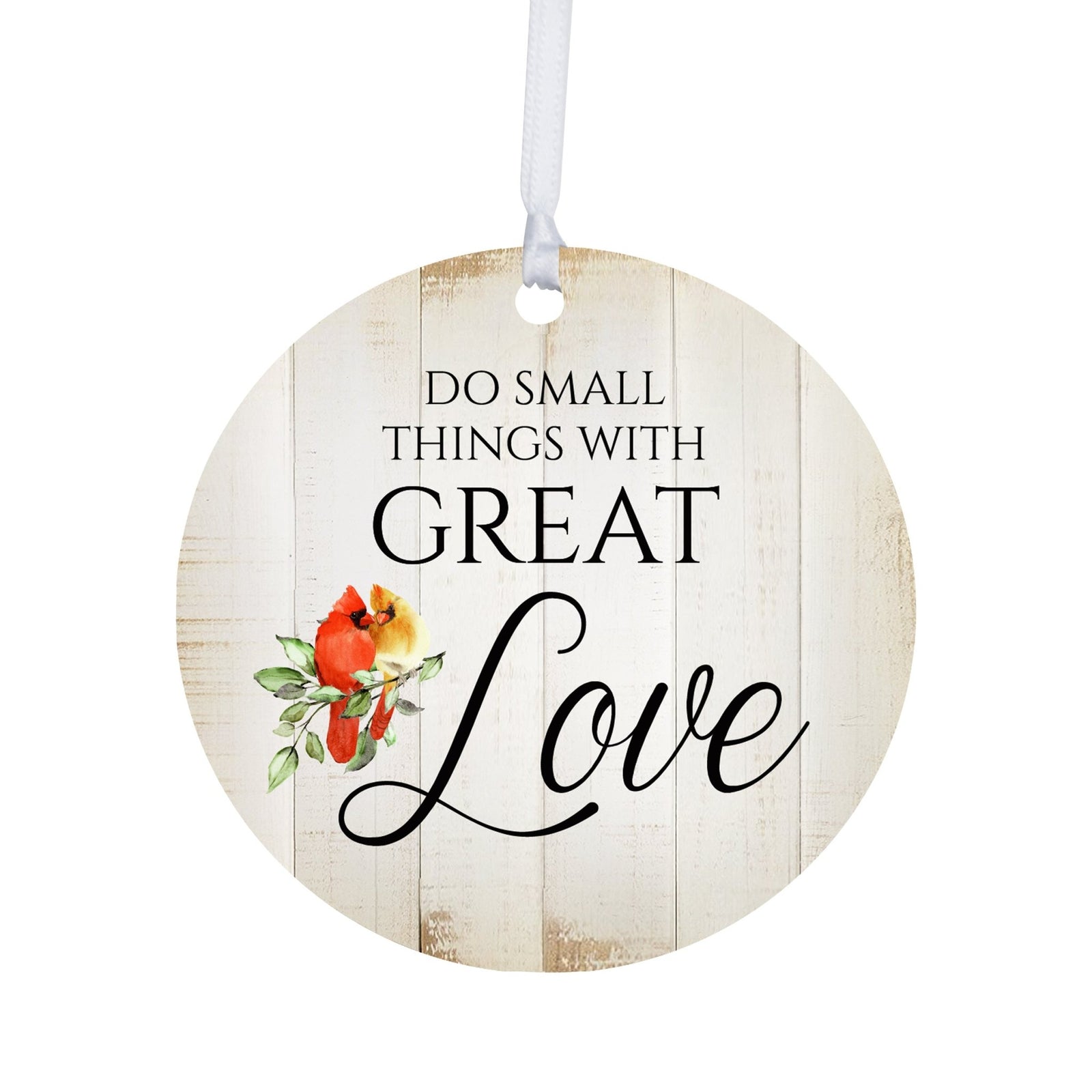 Vintage-Inspired Cardinal Ornament With Everyday Verses Gift Ideas - Do Small Things - LifeSong Milestones
