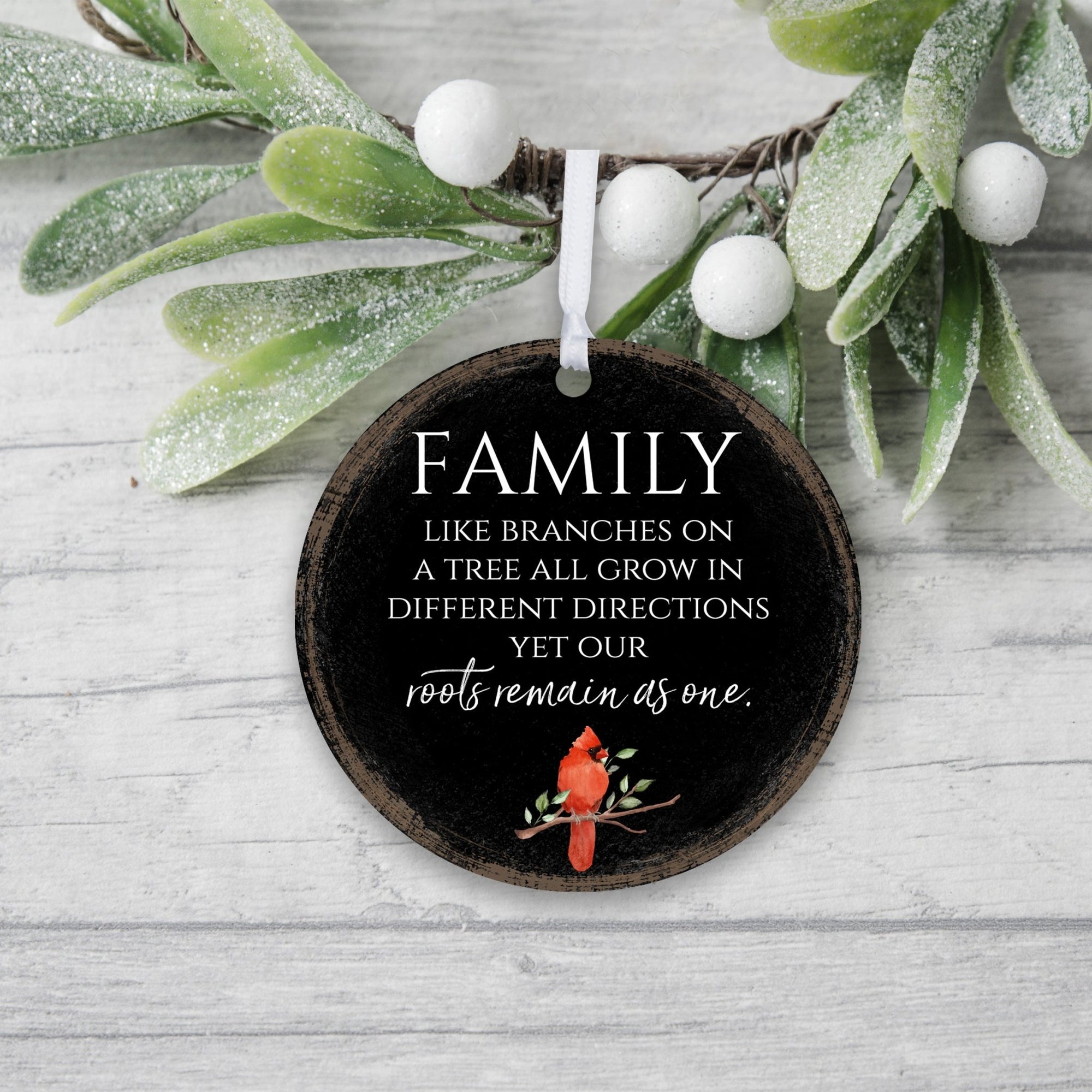 Vintage-Inspired Cardinal Ornament With Everyday Verses Gift Ideas - Family Like - LifeSong Milestones