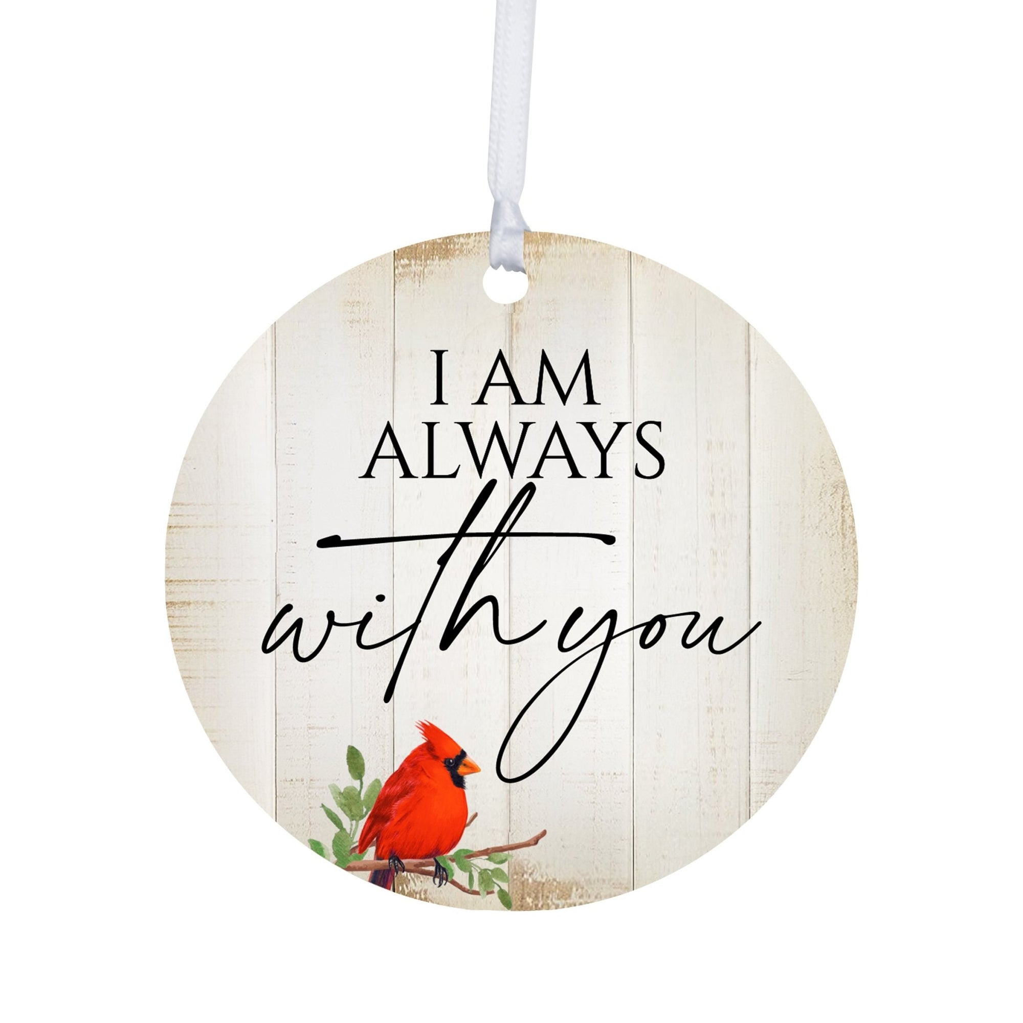 Vintage-Inspired Cardinal Ornament With Everyday Verses Gift Ideas - I Am Always - LifeSong Milestones