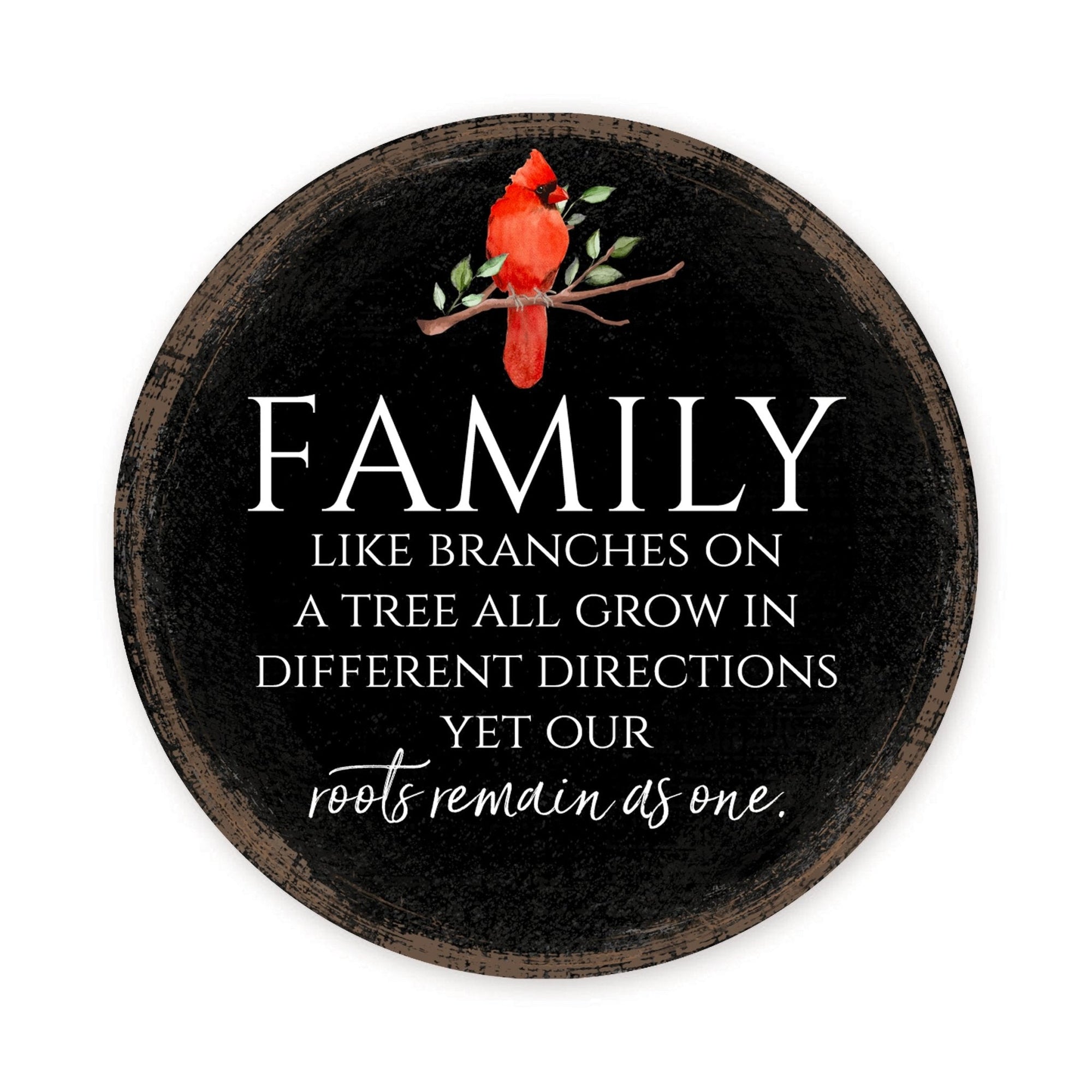 Vintage - Inspired Cardinal Wooden Magnet Printed With Everyday Inspirational Verses Gift Ideas - Family - LifeSong Milestones