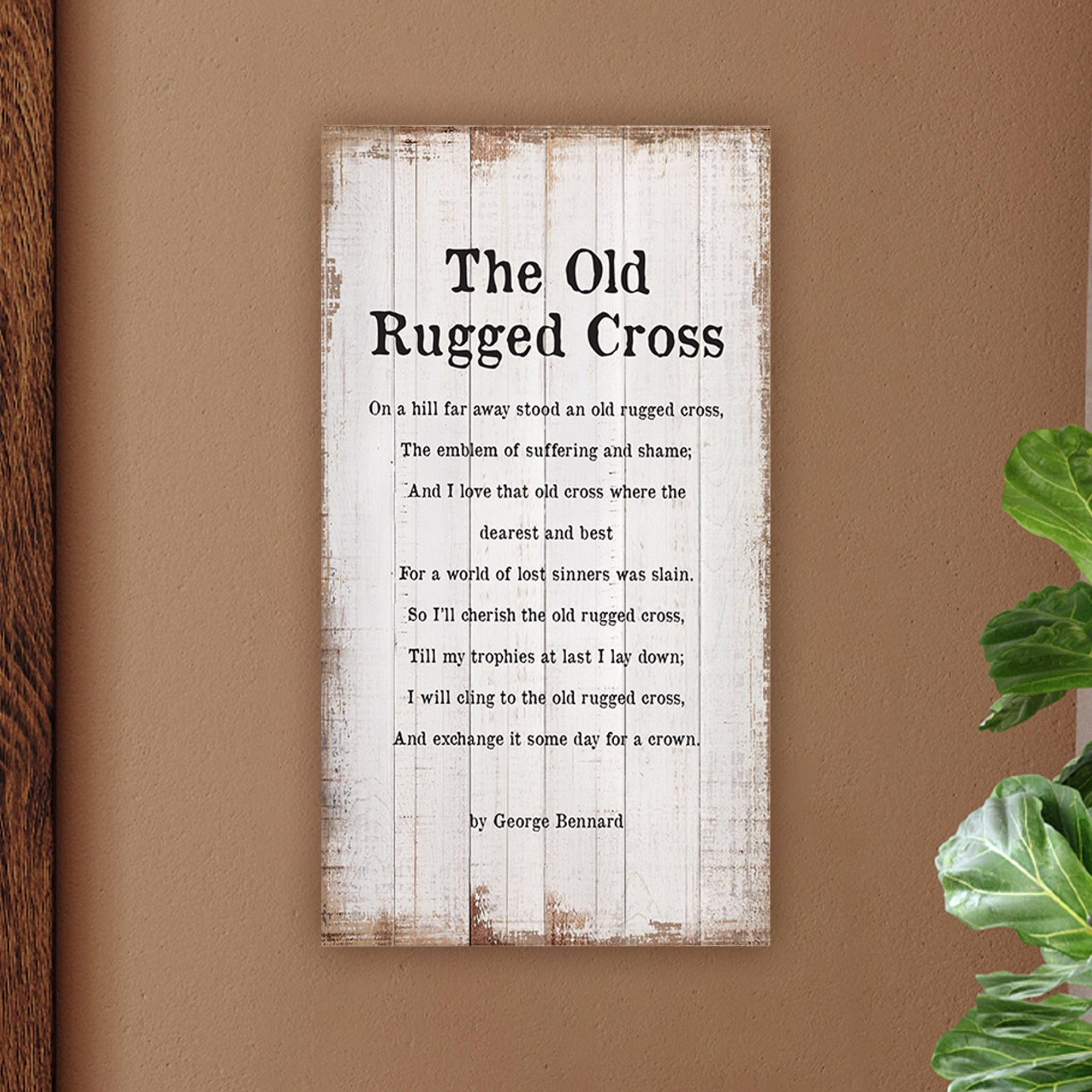Vintage-Inspired Wooden Wall Hanging Plaque For Home, Offices, & Gift Ideas - The Old Rugged - LifeSong Milestones