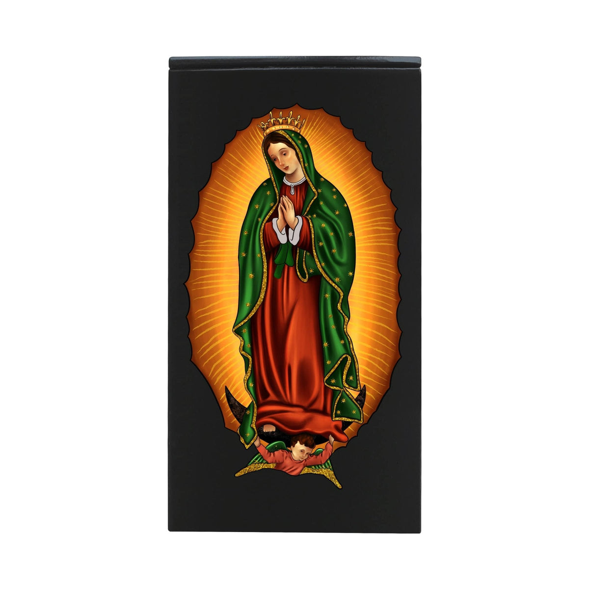 Virgin Lady of Guadalupe Memorial Cremation Keepsake Urn For Adult Human Ashes In Spanish - Lady Of Guadalupe - LifeSong Milestones