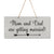 Wedding Rope Sign Decoration For Dog - Mom and Dad Arrow - LifeSong Milestones