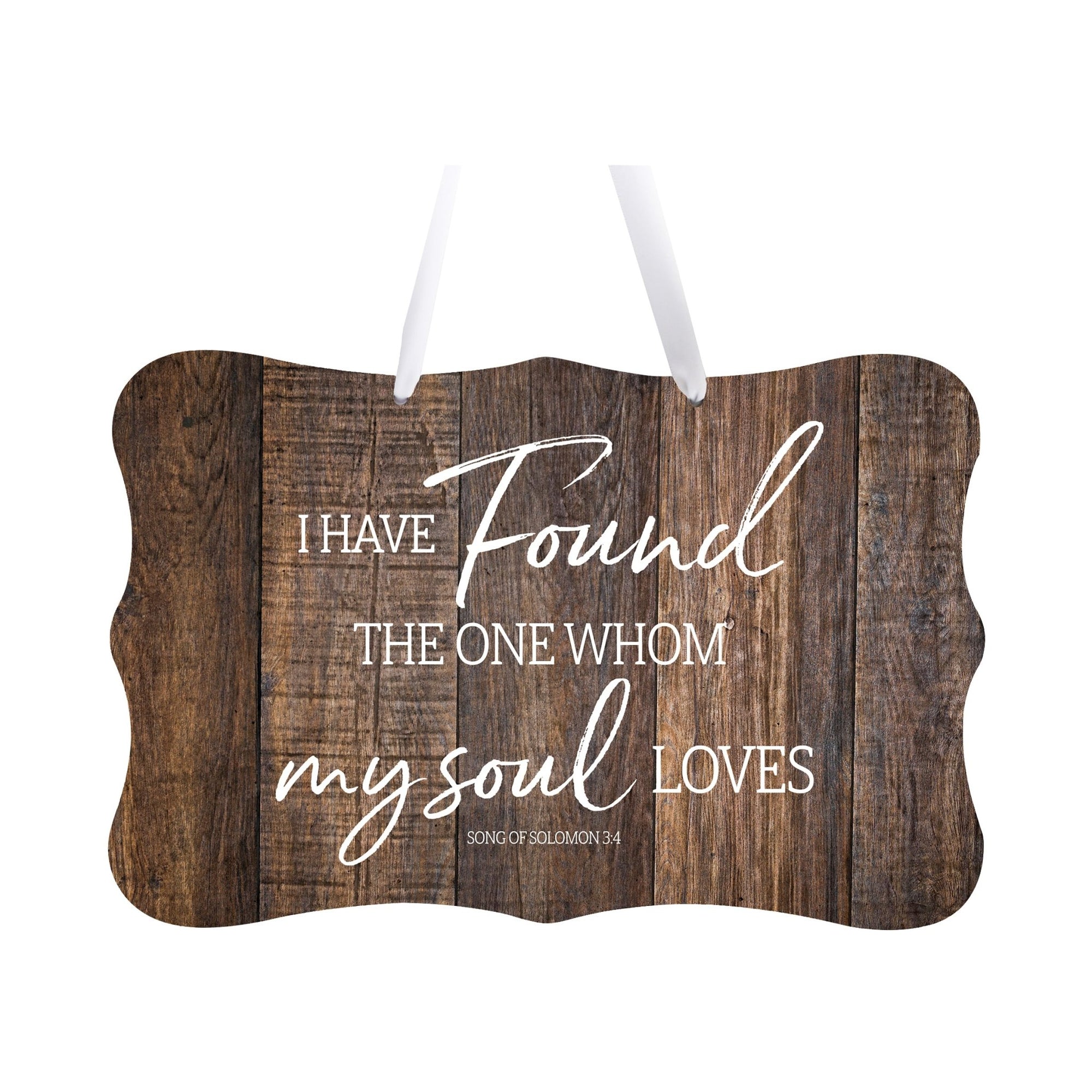 Wedding Wall Hanging Signs For Ceremony And Reception For Couples - I Have Found - LifeSong Milestones