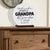 White Round Sign With Wooden Base For Grandparents Gift Ideas - You Ain’t Perfect Grandpa - LifeSong Milestones