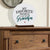 White Round Sign With Wooden Base For Grandparents Gift Ideas - Your Are A Fantastic - LifeSong Milestones