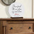 White Round Sign With Wooden Base For Husbands/Boyfriends Gift Ideas - I Have Found The One - LifeSong Milestones