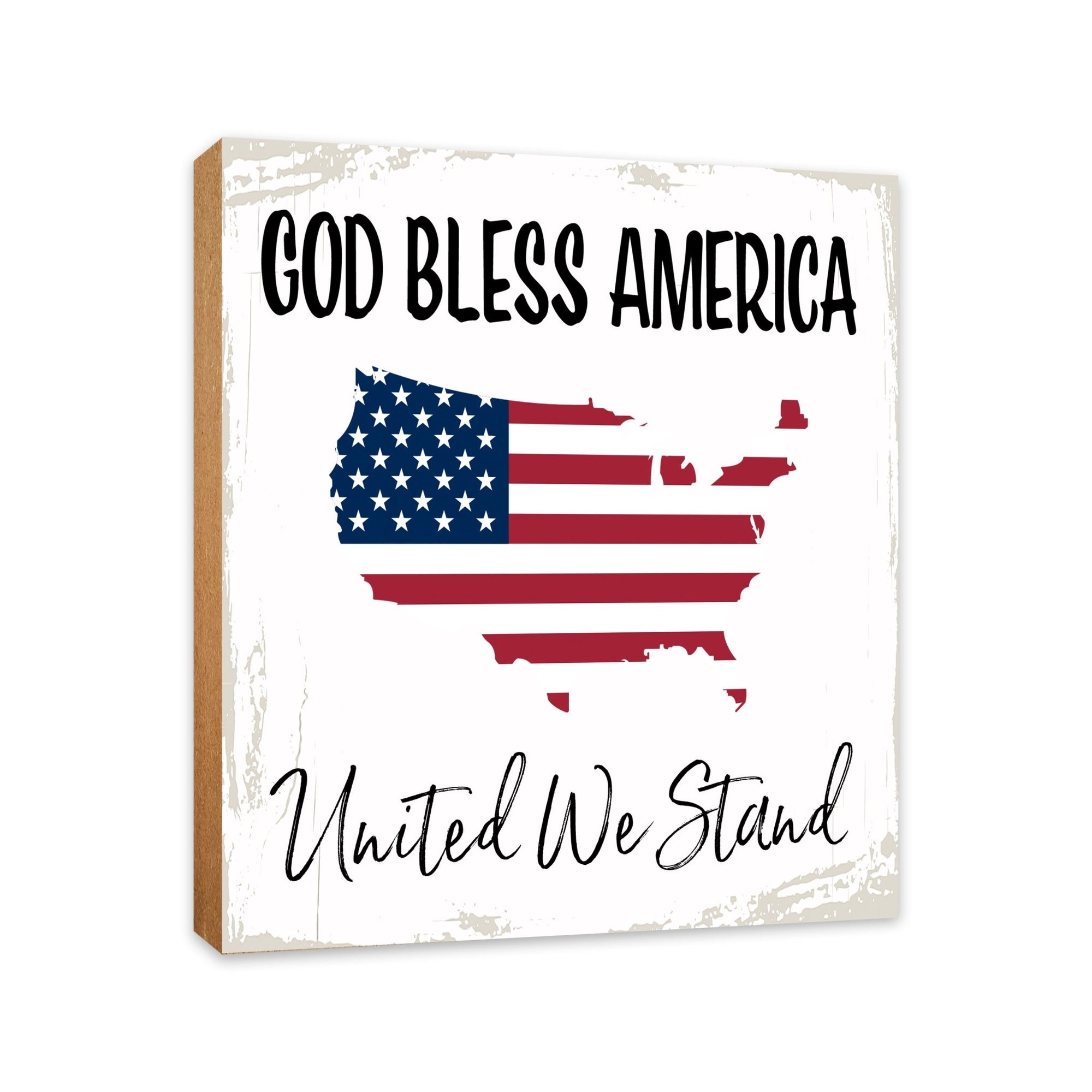 Wooden Americana Shelf Décor and Tabletop Signs - LifeSong Milestones