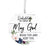 Wooden Baptism Hanging Ornament Gift for Godchild - Dedicated In Christ - LifeSong Milestones